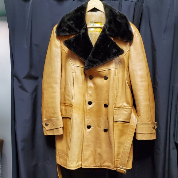 Vintage Other - vintage leather coat